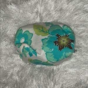 floral makeup bag